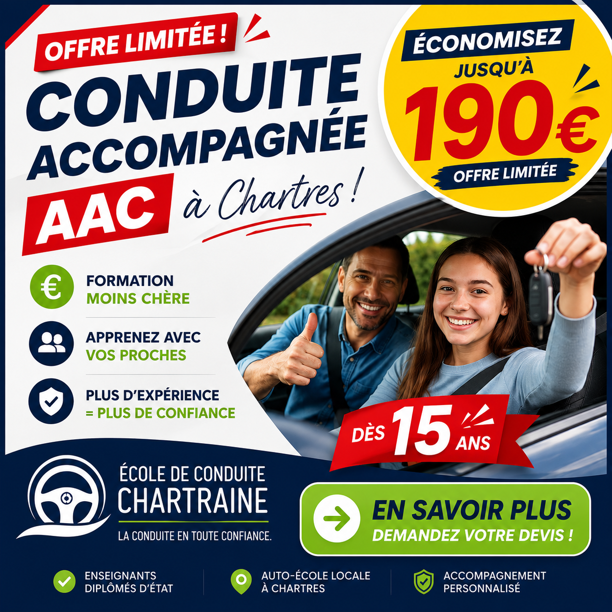 Formation AAC Promo Auto Ecole Chartres